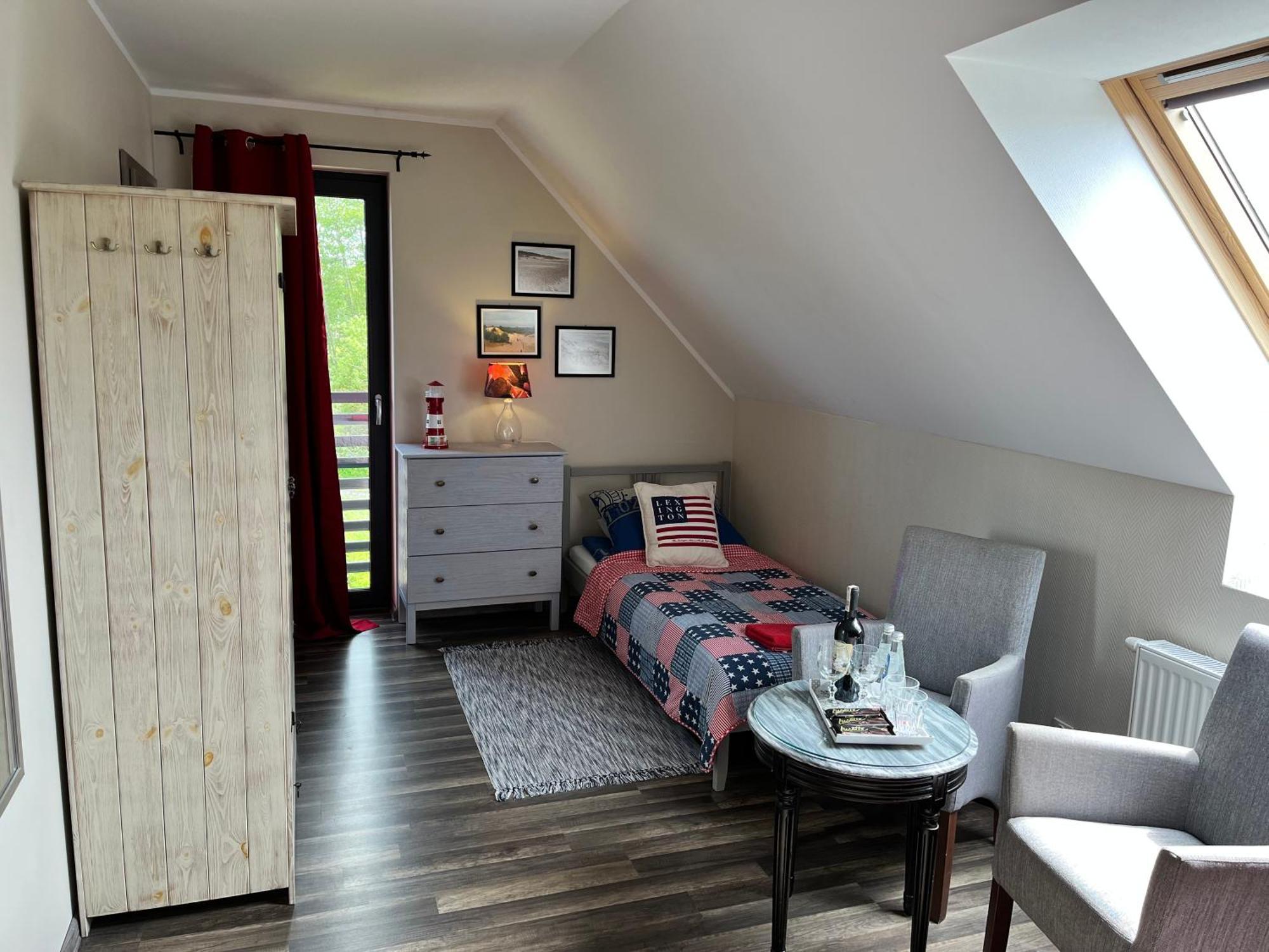 Appartement Dom W Trawach à Smoldzinski Las Chambre photo
